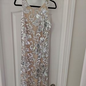 Badgley Mishka column gown